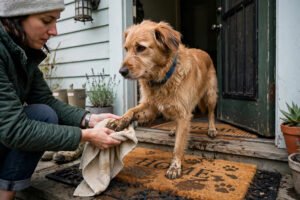 How to Deal With Muddy Paws Without Wasting Money